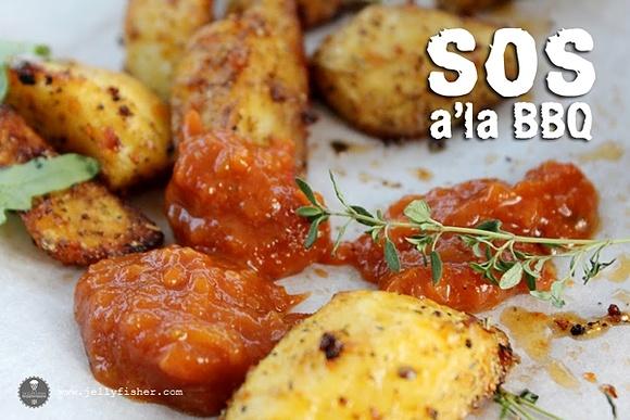 Sos pomidorowy a'la bbq słodki do grillowania i frytek