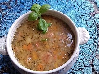 Zupa grochowo-soczewicowa