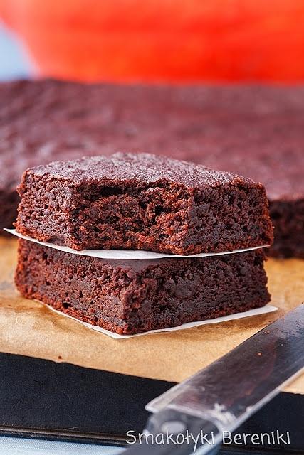 Brownie dyniowe bez czekolady z kakao i puree dyniowe