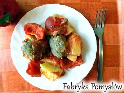 Izmir Kofte - tureckie danie zapiekane z ziemniakami i papryką