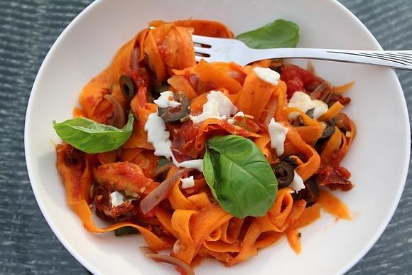 Tagliatelle marchewkowe