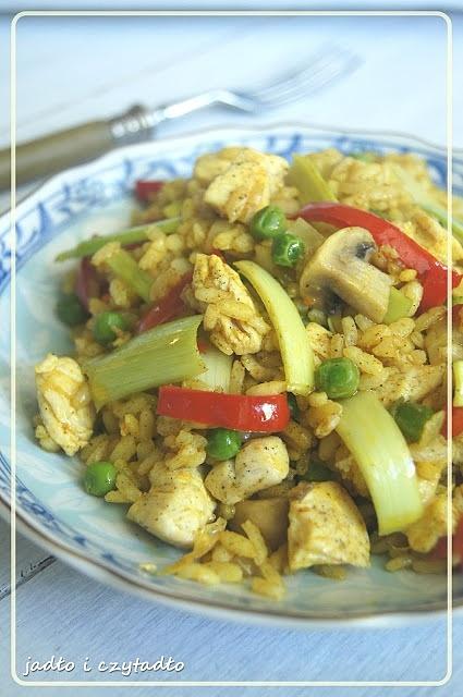 Risotto z kurczakiem i warzywami