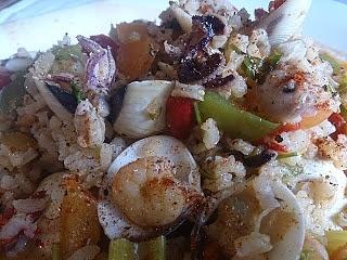 Risotto z owocami morza
