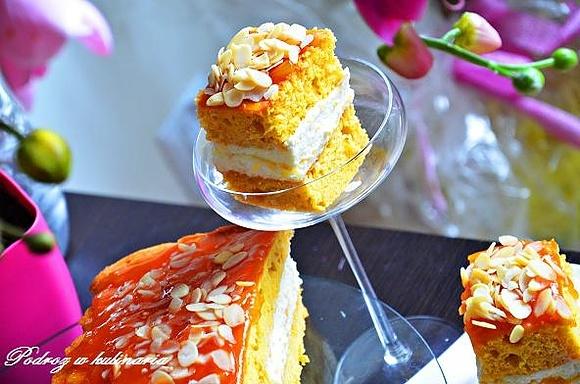 Ciasto dyniowe z pomarańczą i mascarpone