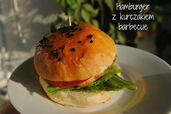 Hamburgery z kurczakiem barbecue
