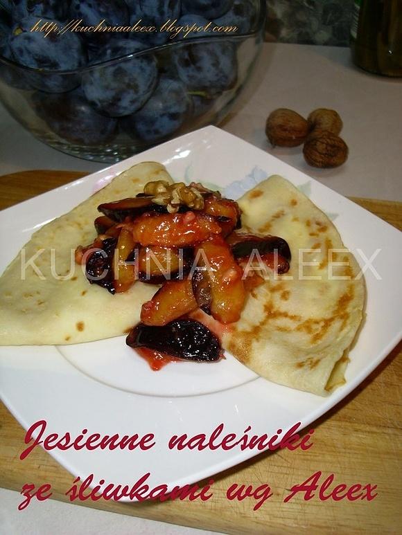Jesienne naleśniki ze śliwkami według Aleex