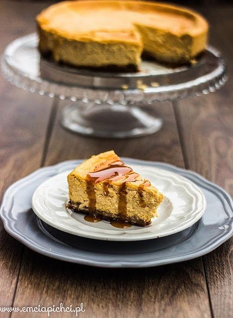 Pumpkin spice cheesecake przepisy na sernik dyniowy wege