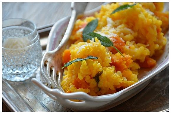 Risotto z dynią i szalwią