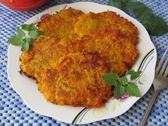 Placuszki dyniowo-ziemniaczane