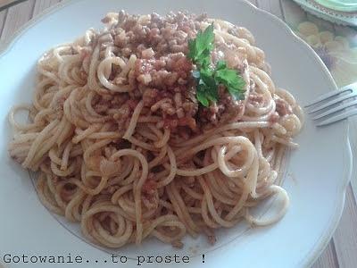 Domowe spaghetti bolognese