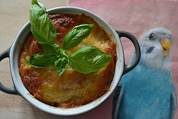 Zapiekany makaron z mięsnym ragù