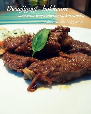 Smażona wieprzowina po koreańsku