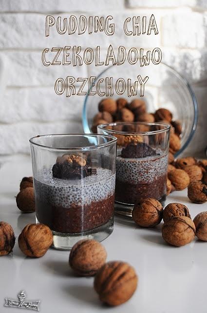 Pudding chia czekoladowo-orzechowy