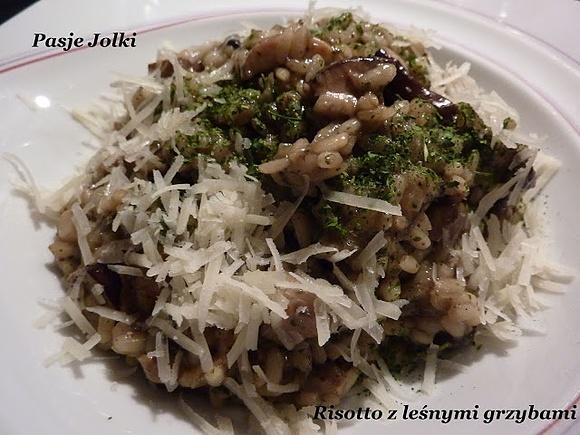 Risotto z leśnymi grzybami
