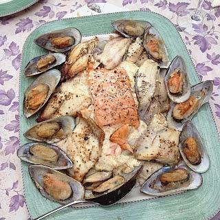 Szukrut z rybami bigos z kapusty kiszonej i rybami