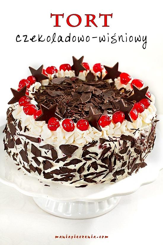 Tort czekoladowo wiśniowy