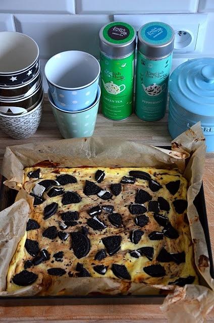 Sernikobrownies Oreo