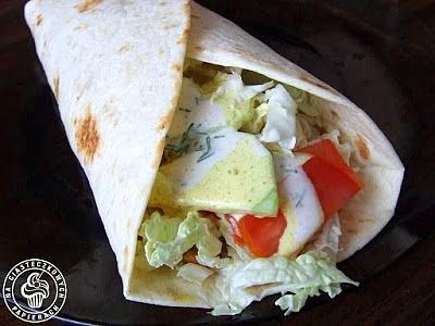Domowa tortilla z kurczakiem