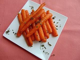 Mini marchewki karmelizowane