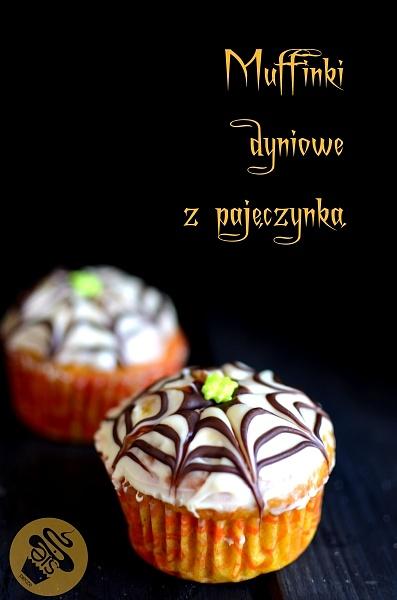 Muffinki z dynią i białą czekoladą