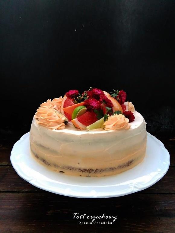 Tort orzechowy ombre
