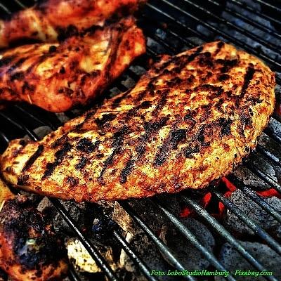 Grilowane kieszonki ze schabu