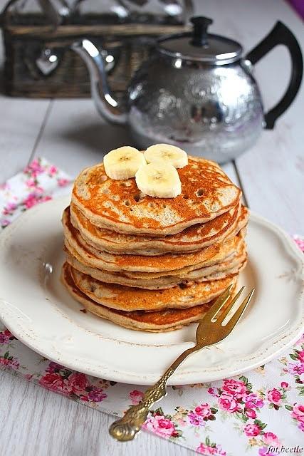 Bananowo-gryczane pancakes