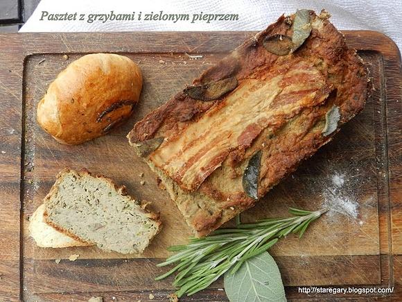 Pasztet z grzybami i zielonym pieprzem