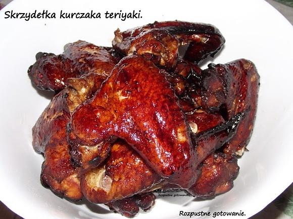 Skrzydełka kurczaka teriyaki