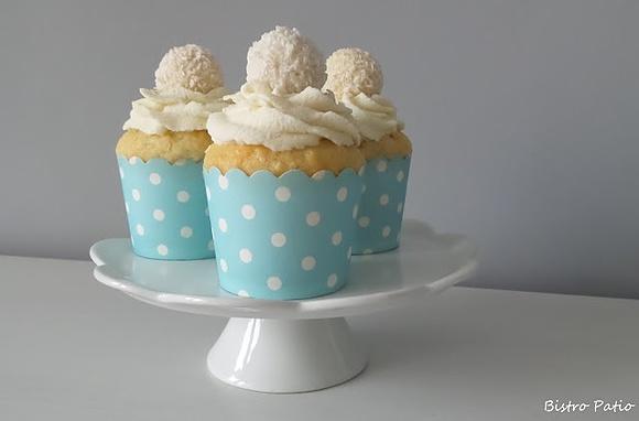 Kokosowe muffiny z kremem kokosowym