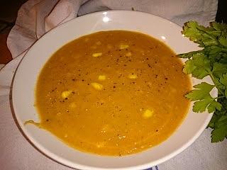 Zupa z pieczonego bakłażana