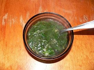 Zupa ze szpinaku