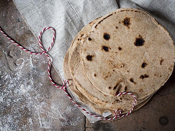Pełnoziarnista tortilla