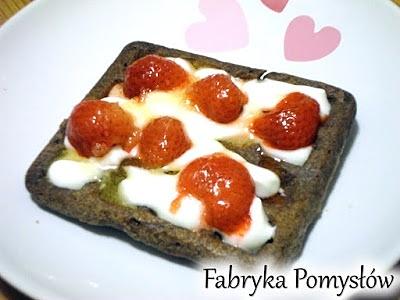 Pełnoziarniste gofry kakaowe