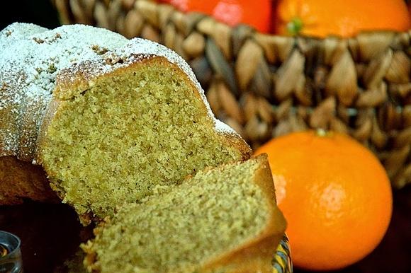 Babka kokosowa z nutką pomarańczy i skórką pomarańczową