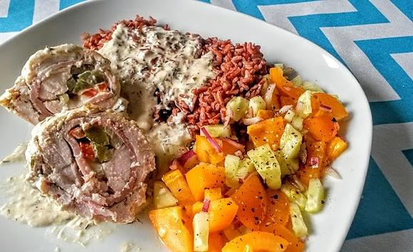 Zrazy z kurczaka w sosie śmietanowym
