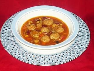 Zupa rozgrzewająca z pulpecikami warzywami