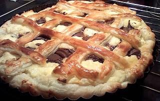 Tarta z ricottą i Nutellą