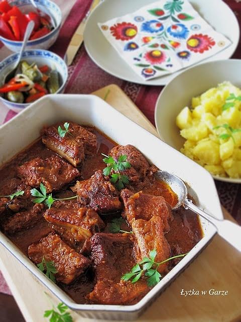 Żeberka w keczupie