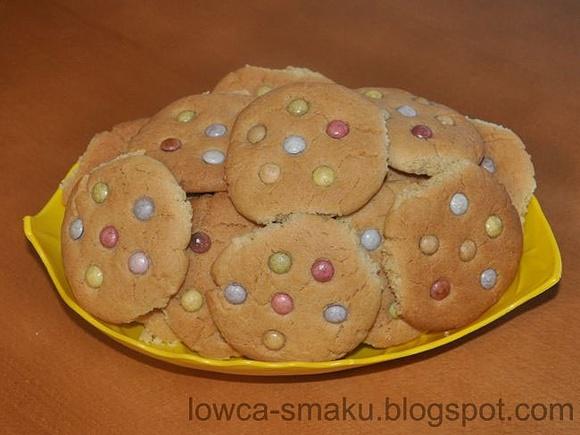Ciasteczka z cukierkami Smarties