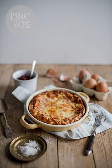 Fläskpannkaka szwedzki zapiekany naleśnik z boczkiem