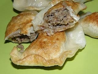 Pierogi z kaszą gryczaną i wątróbką