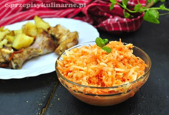 Surówka z marchewki i jabłka