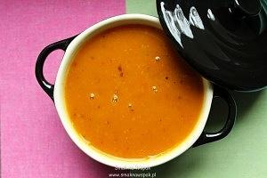 Zupa z pieczonej dyni Hokkaido i pomarańczy