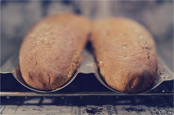 Bagietki orkiszowe na zakwasie