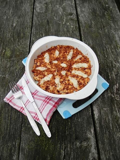 Pomidorowa zapiekanka z kaszą gryczaną
