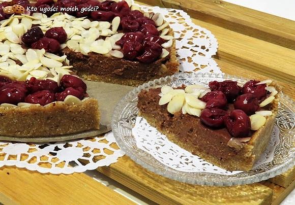Tarta z kremem jaglanym - zdrowe słodycze