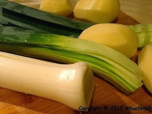 Zupa porowa ziemniaczana