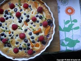 Tarta borówkowo-morelowa