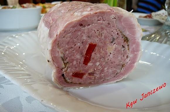 Schab faszerowany